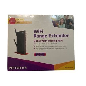 NETGEAR EX6200 Wireless WiFi Range Extender AC1200 Sealed NEW